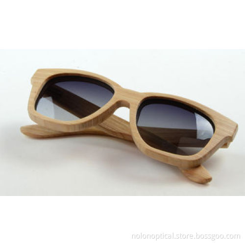 Fashion Wooden Sunglasses with UV400 Lens